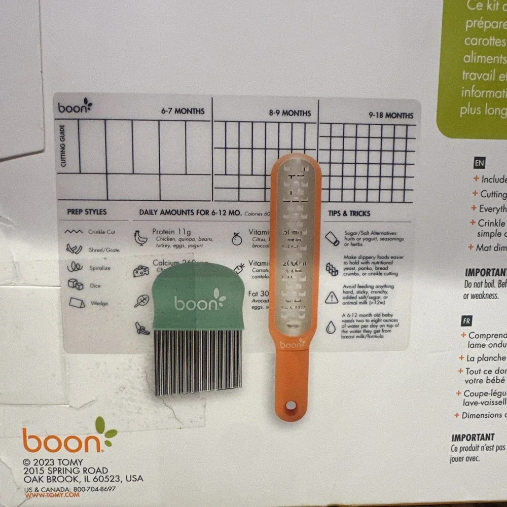 Boon‎ DIVVY Baby Solid Food Prep Starter Kit - Includes 11x14 Silicone Placema